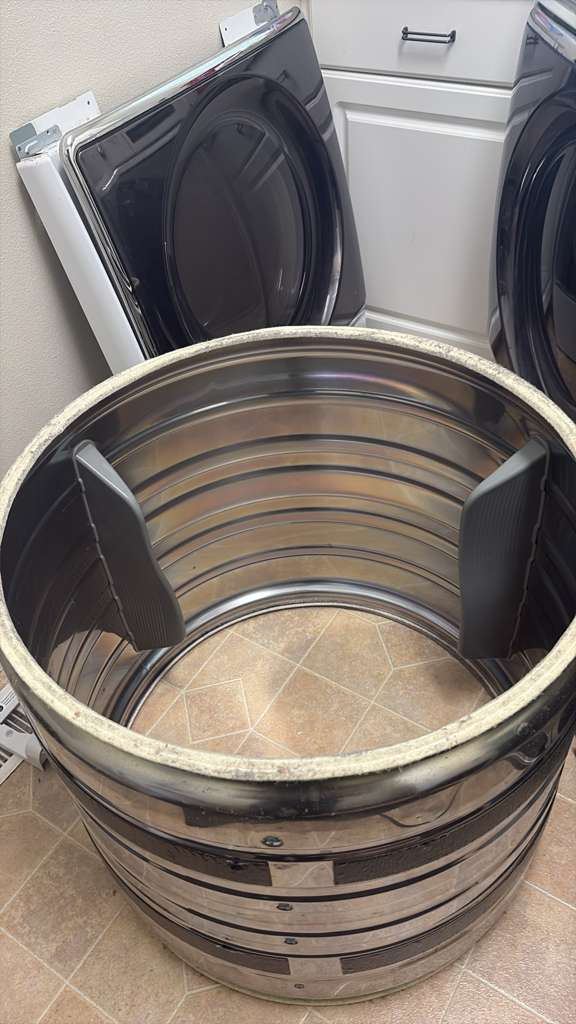 Dryer drum repaired