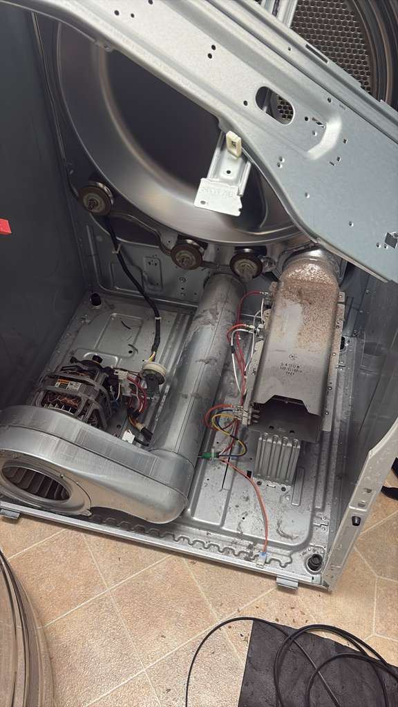 Internal dryer components repaired